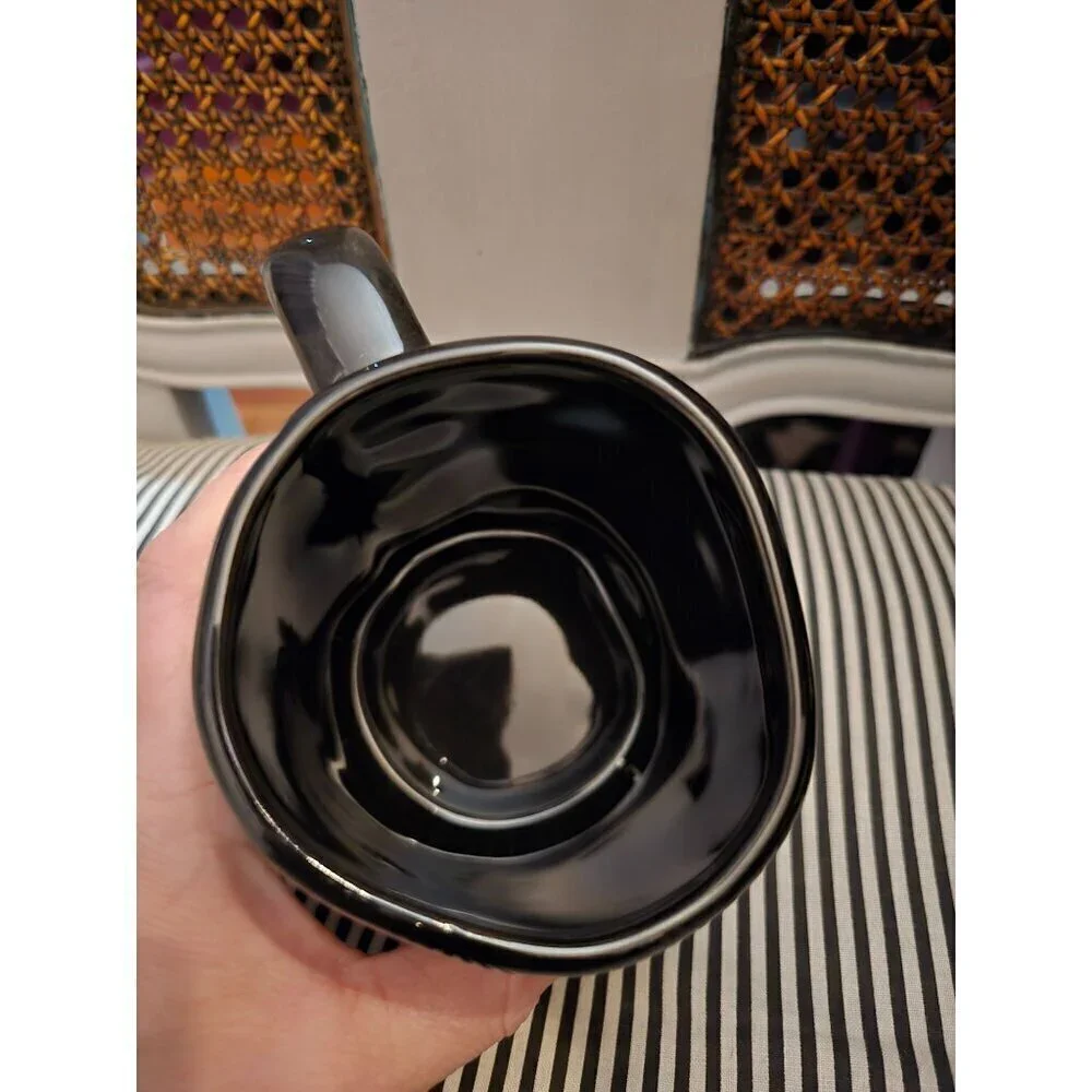 NWT Rae Dunn Halloween Wicked Witch Coffee Mug Black Orange